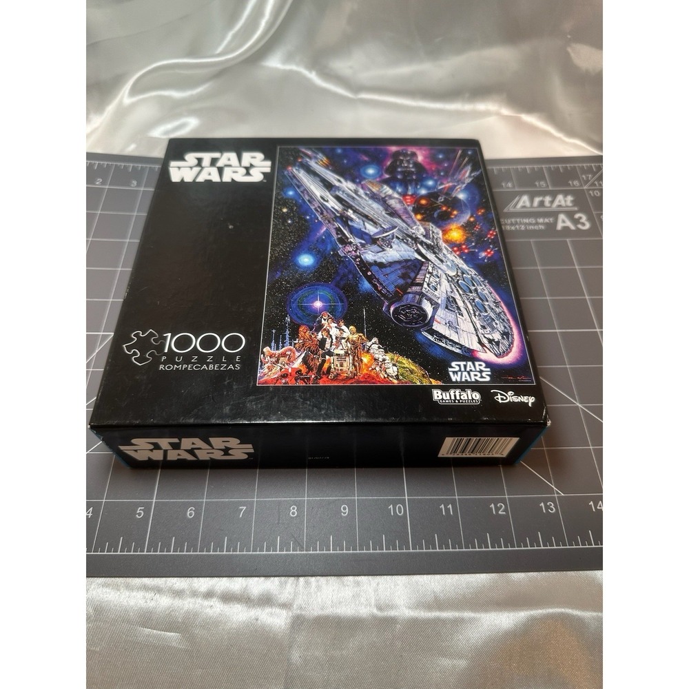 Disney Star Wars Millennium Falcon 1000 Pc Jigsaw Puzzle & Poster Buffalo Games